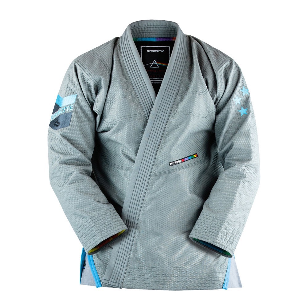 Hyperfly A1 Starlyte II Gi BJJ Jiu Jitsu Jacket/Top/Kimono Gray/Grey